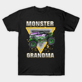 Monster Truck Grandma Mothers Day Monster Truck Are My Jam T-Shirt